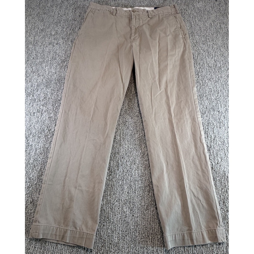 Polo Ralph Lauren Men's Classic Fit‎ Khaki Chinos Pants Size 36x32 Pony